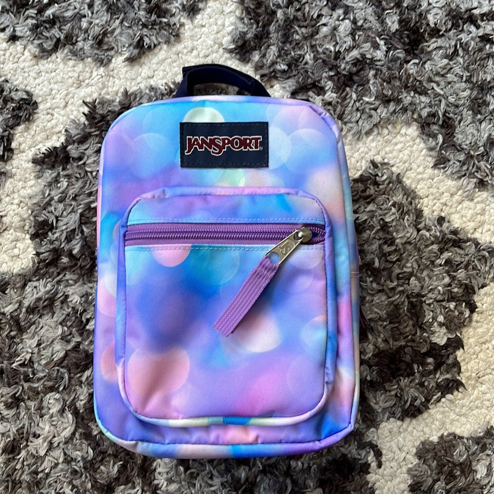 NEW Jansport Lunch Box -baby blue, pink & purple